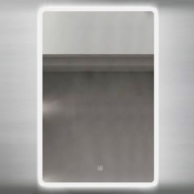 DUSEL Зеркало LED Smart DE-M3011 Ш65xВ80 сенсорное включение, подогрев, часы, температура